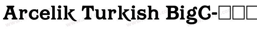 Arcelik Turkish BigC字体转换